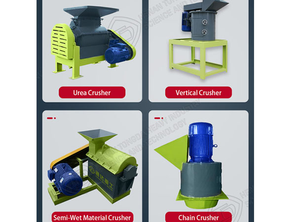 Organic and compound fertilizer crusher for fertilizer making