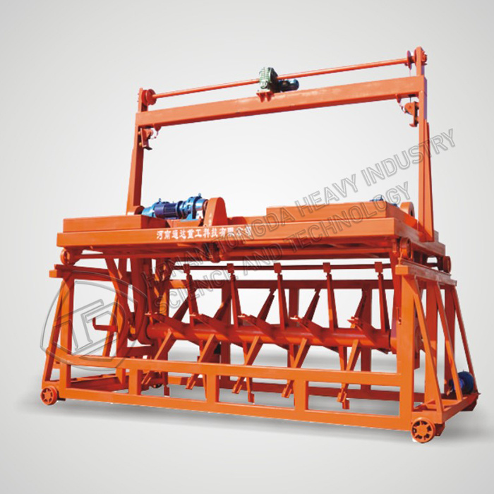 Chicken manure waste groove type industrial compost turner machine for sale